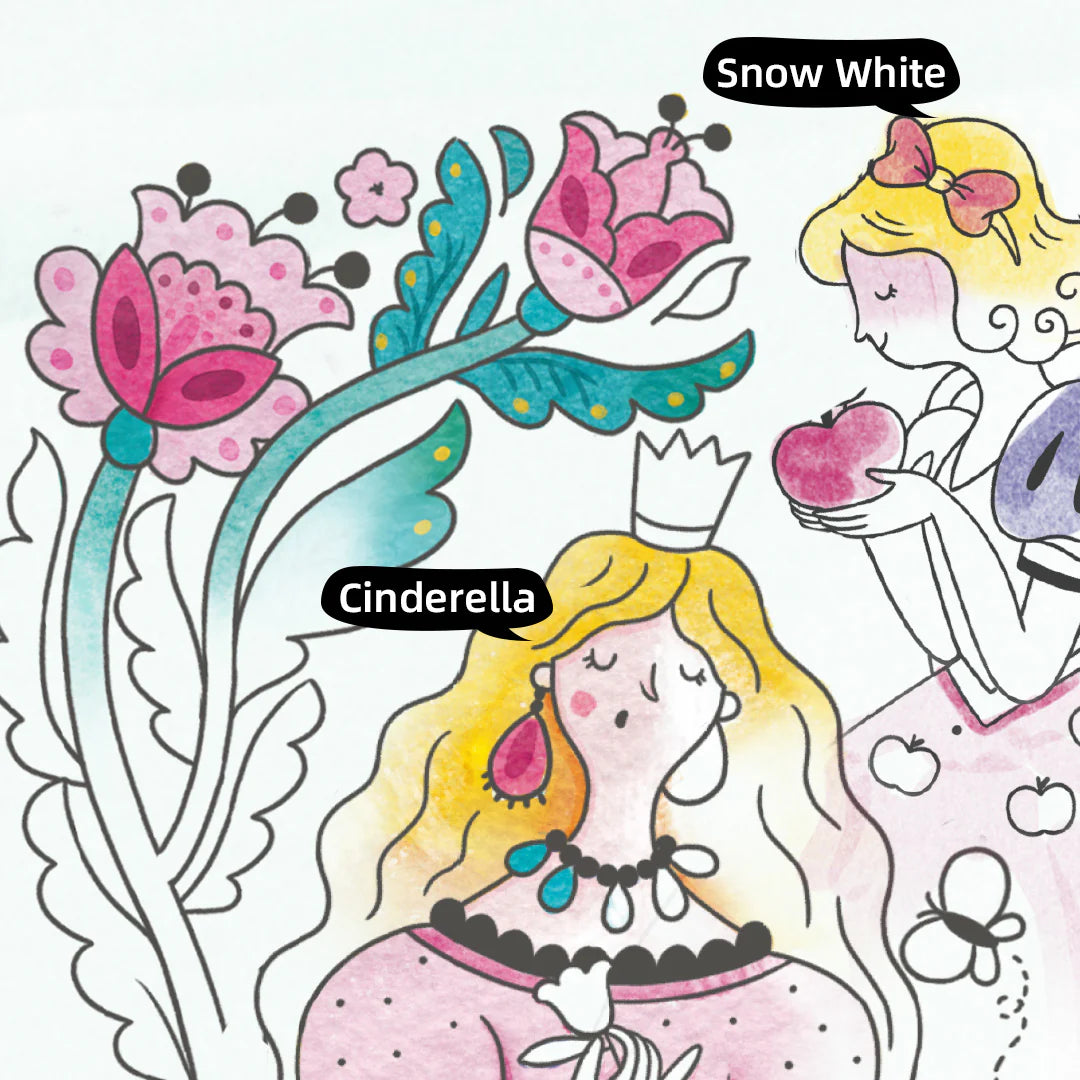 🧚♀️ Magisches Aquarell-Set „Märchenhafter Traum“ (3–8 Jahre)