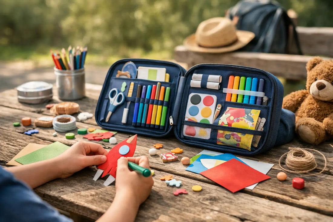 Bastelset für unterwegs Kinder wirklich mögen