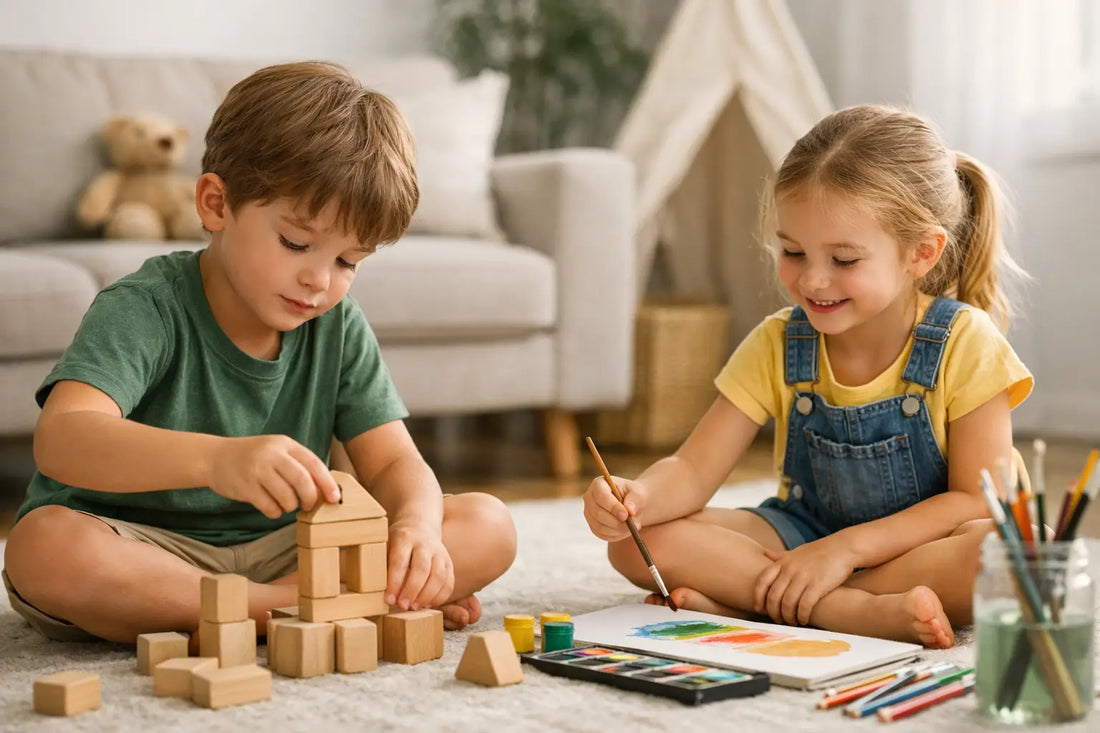 Kinder Beschäftigung ohne Bildschirm