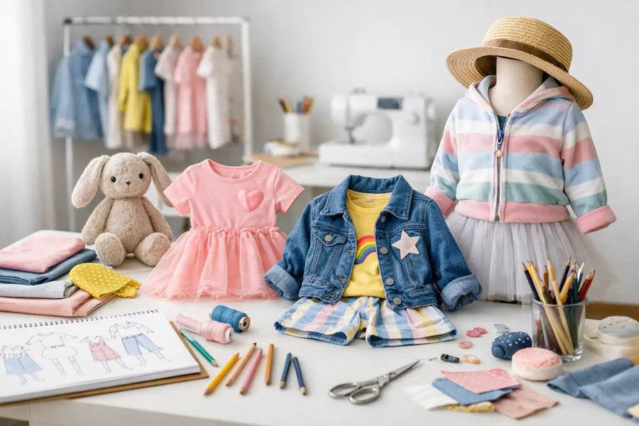 Mode Design Set für Kinder mit kreativen Ideen
