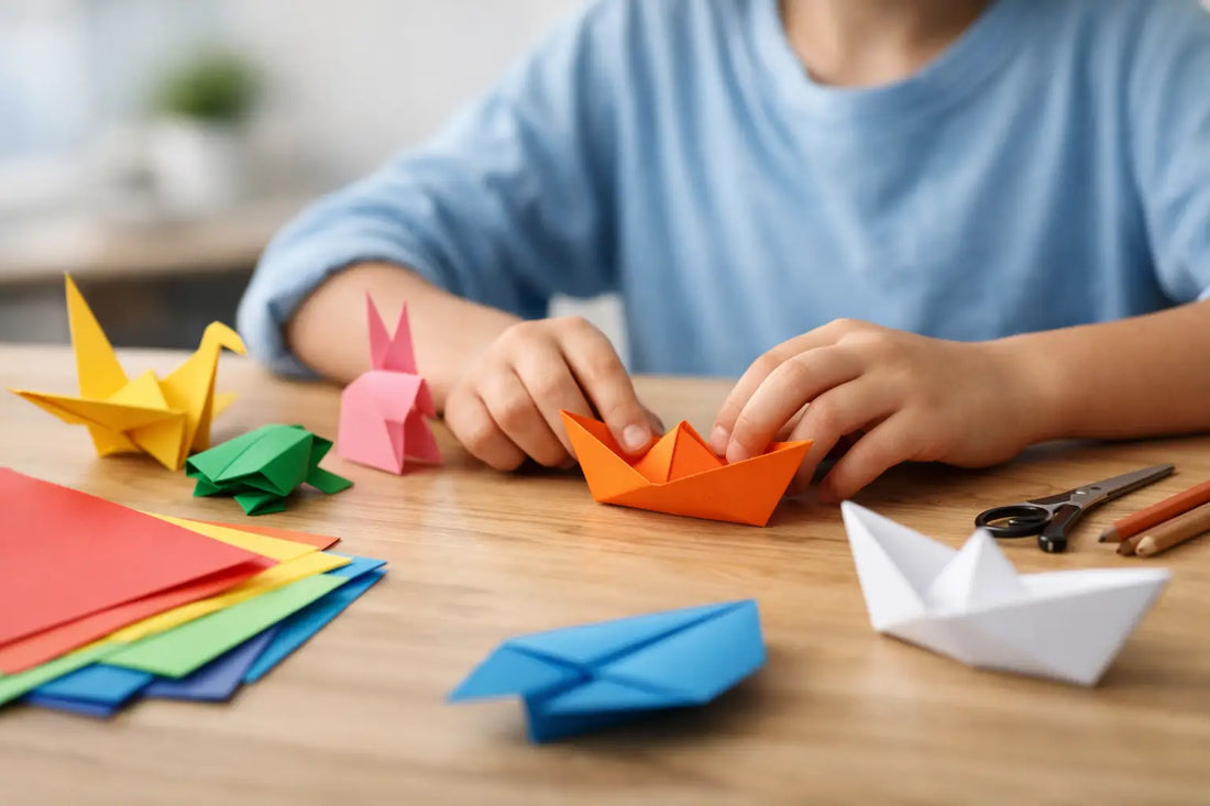 Papierfalten Kinder Anleitung leicht gemacht