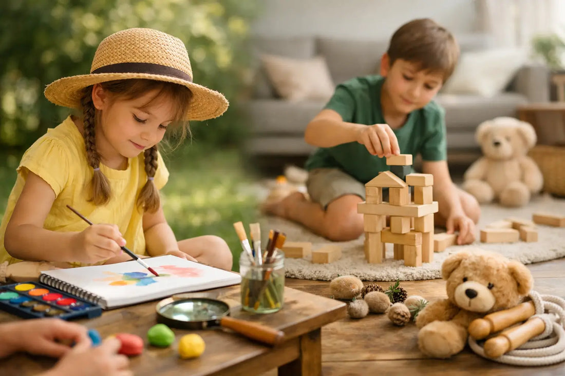 Kinder Beschäftigung ohne Bildschirm: 18 Ideen