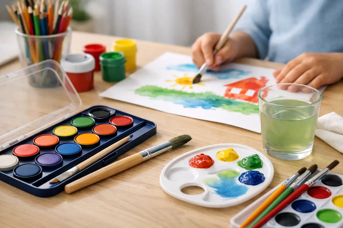 Aquarellset für Kinder ab 3 richtig wählen