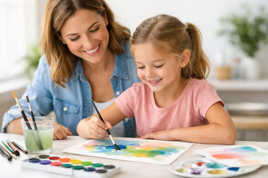 Aquarell malen mit Kindern leicht gemacht