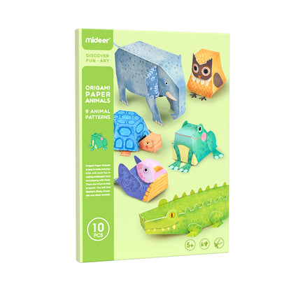 🐻📄 Origami Kreativ-Set „Papier Tiere“ (5+ Jahre)