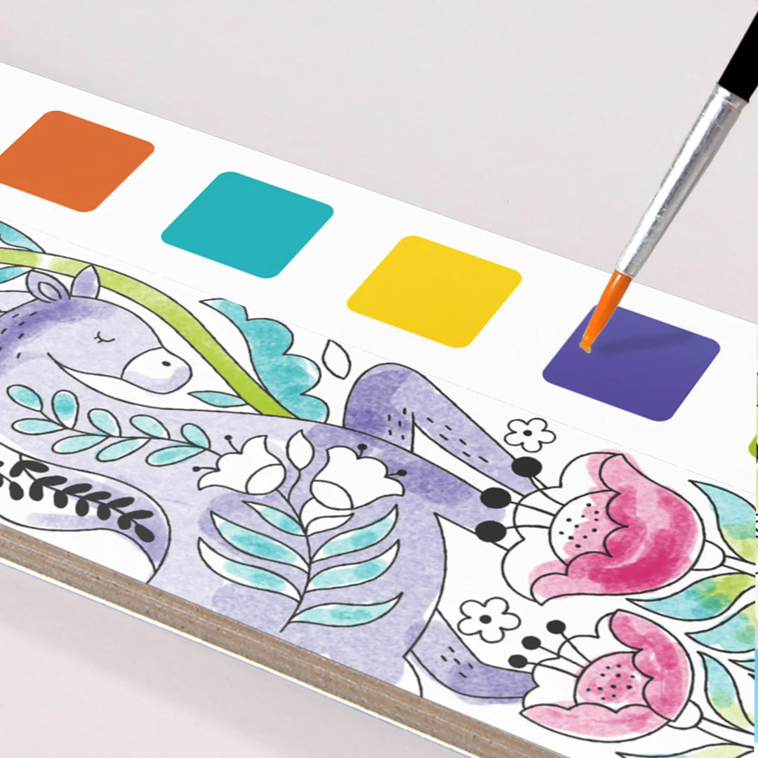 🎨 Magisches Aquarell-Set „Zauberwelt“ (3–8 Jahre)