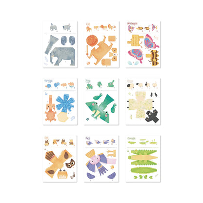 🐻📄 Origami Kreativ-Set „Papier Tiere“ (5+ Jahre)