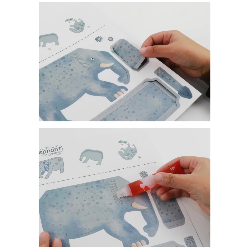 🐻📄 Origami Kreativ-Set „Papier Tiere“ (5+ Jahre)