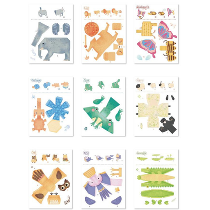🐻📄 Origami Kreativ-Set „Papier Tiere“ (5+ Jahre)