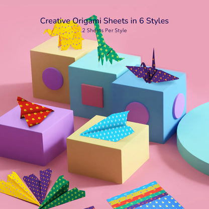 🧠📄 Origami Kreativ-Set "Papierflugzeuge“ (5+ Jahre)